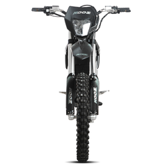 MotoTec Venom 72V 30000W Electric Dirt Bike front view in Black