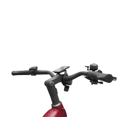 Himiway A7 close-up showing handlebar and stem design