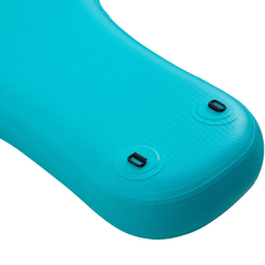 Aqua Marina Yoga Dock 9'6" close-up of rounded inflatable edge and side handle area
