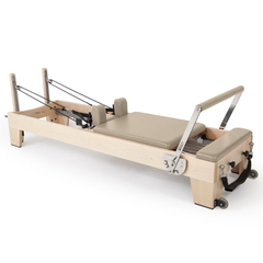 Elina Pilates Elite Wood Reformer | Stackable Pilates Reformer