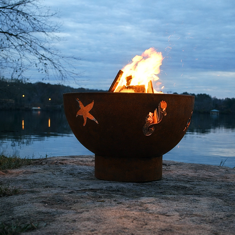 Fire Pit Art Sea Creatures 36