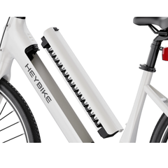 Heybike Venus Electric Bike removable battery close-up