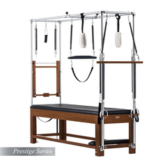 Legacy Pilates Apparatus Pilates Cadillac in Teak – full apparatus with teak wood frame