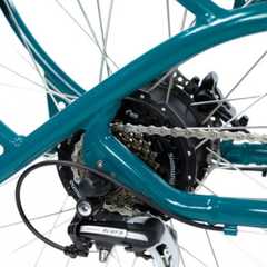 Blix Packa Genie Cargo eBike rear drivetrain and derailleur close-up