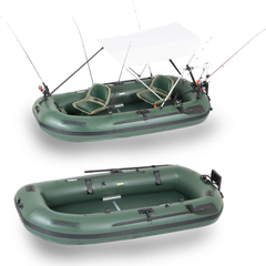 Sea Eagle STS10 Stealth Stalker – Pro Package angled views showing open deck and seating layout
