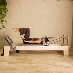 Elina Pilates Elite Wood Reformer | Stackable Pilates Reformer