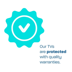 Diamond Series - Samsung by MirageVision Full Sun Outdoor TV – product warranty protection graphic