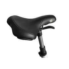 Himiway A7 Pro close-up showing comfort saddle