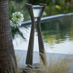 Les Jardins Bloom Solar Floor Lamp – Motion Sensor, 500 Lm