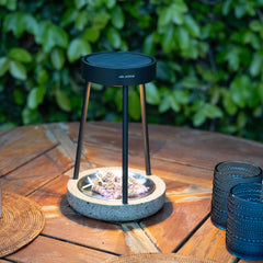 Les Jardins Bold Solar Outdoor LED Table Lamp
