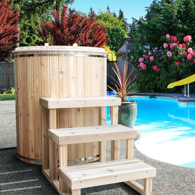 Dundalk LeisureCraft Baltic Cold Plunge Tub Cedar 132 Gal – CT33BP