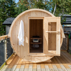 Dundalk LeisureCraft CT Harmony Barrel Sauna 4P – CTC22E