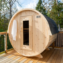 Dundalk LeisureCraft CT Harmony Barrel Sauna 4P – CTC22E