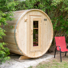 Dundalk LeisureCraft CT Harmony Barrel Sauna 4P – CTC22E