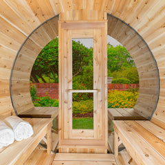 Dundalk LeisureCraft Tranquility MP Barrel Sauna 5P – CTC2345MPE