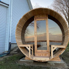 Dundalk LeisureCraft Tranquility MP Barrel Sauna 5P – CTC2345MPE