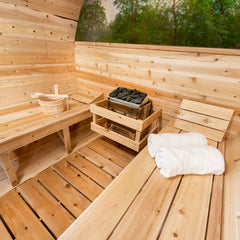Dundalk LeisureCraft Tranquility MP Barrel Sauna 5P – CTC2345MPE
