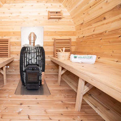 Dundalk LeisureCraft CT Elation Barrel Sauna 4 Person – CTC2424E