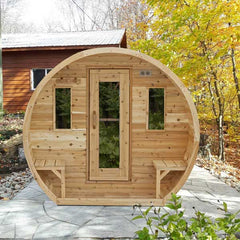 Dundalk LeisureCraft CT Elation Barrel Sauna 4 Person – CTC2424E