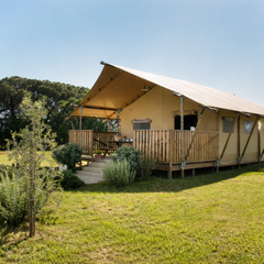 YALA Sunshine 38 Luxury Canvas Glamping Lodge | 2-Bedroom | 4–5 Guests | Safari Design