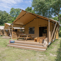 YALA Sunshine 38 Luxury Canvas Glamping Lodge | 2-Bedroom | 4–5 Guests | Safari Design