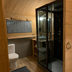 YALA Sunshine 49 Luxury Canvas Glamping Lodge | 2-Bed + Box Bed | 6–8 Guests | Safari Design