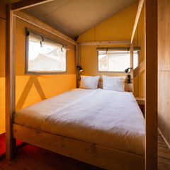 YALA Sunshine 49 Luxury Canvas Glamping Lodge | 2-Bed + Box Bed | 6–8 Guests | Safari Design