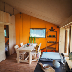 YALA Dreamer 40 Luxury Canvas Glamping Lodge | 2-Bedroom | 4–6 Guests | Roll-Up Walls