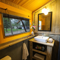 YALA Dreamer 40 Luxury Canvas Glamping Lodge | 2-Bedroom | 4–6 Guests | Roll-Up Walls