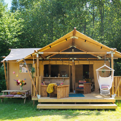 YALA Dreamer 40 Luxury Canvas Glamping Lodge | 2-Bedroom | 4–6 Guests | Roll-Up Walls