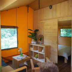 YALA Dreamer 40 Luxury Canvas Glamping Lodge | 2-Bedroom | 4–6 Guests | Roll-Up Walls