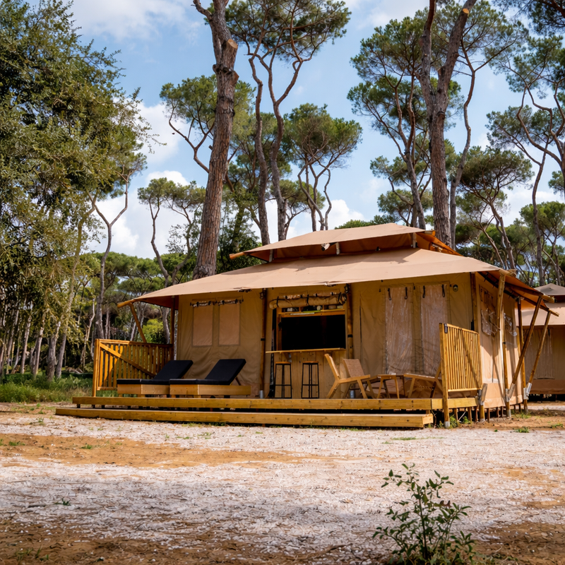 YALA Stardust 40 Luxury Canvas Family Suite | 2-Bedroom | 4–5 Guests | Double Roof