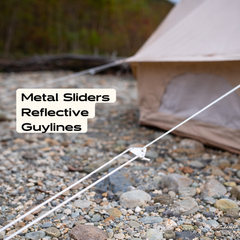 Stout Tent Pro Series – 16 ft Luxury Canvas Bell Tent Double Door