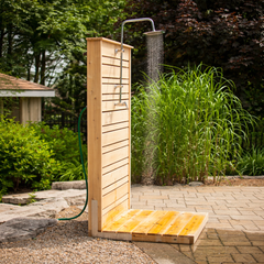 Dundalk LeisureCraft Savannah Standing Outdoor Cedar Shower CTC205