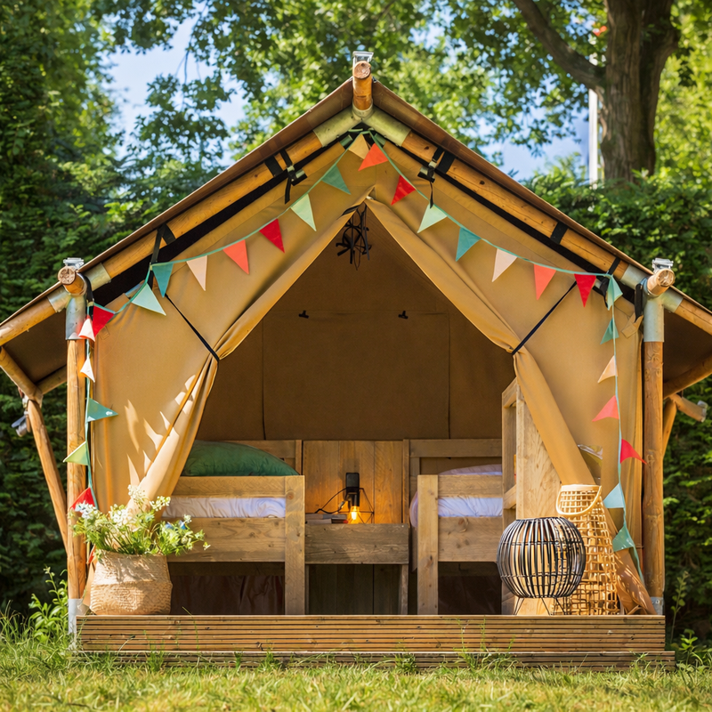 YALA Sparkle 7.5 Luxury Canvas Glamping Lodge | 2 Guests | Couples Retreat | Resort-Ready