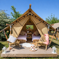 YALA Sparkle 7.5 Luxury Canvas Glamping Lodge | 2 Guests | Couples Retreat | Resort-Ready