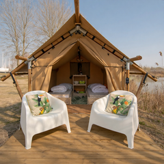 YALA Sparkle 12 Luxury Canvas Glamping Lodge | 2 Guests | Couples Retreat | Resort-Ready