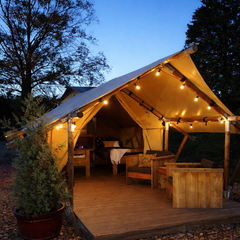 YALA Sparkle 12 Luxury Canvas Glamping Lodge | 2 Guests | Couples Retreat | Resort-Ready