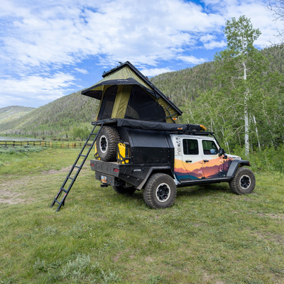 23ZERO Kabari SuperFly Wedge Softshell Rooftop Tent 2P 230HSKABSF