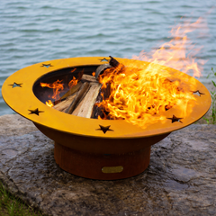 Fire Pit Art Saturn Sculptural Fire Pit  – SAT