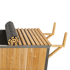 Dundalk LeisureCraft Knotty 36"x68" Roll Up Cover