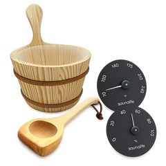 SaunaLife Sauna Accessory Set