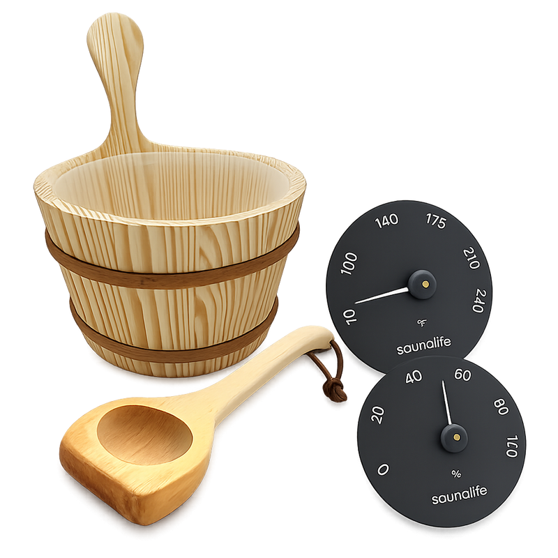 SaunaLife Sauna Accessory Set