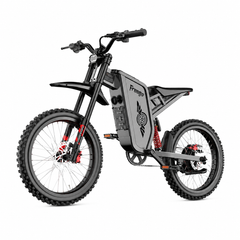 FreeGo X2 Pro Electric Dirt Bike with Pedals – 6000W Peak Motor | 50 MPH All-Terrain eBike