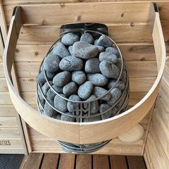 HUUM Drop Electric Sauna Heater Package 4.5-9kW | UKU Wi-Fi | Stones Included | Made in Estonia