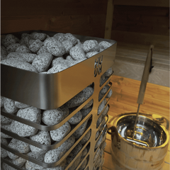 HUUM Steel Electric Sauna Heater Package 6-10.5kW | UKU Wi-Fi | Stones Included | Made in Estonia