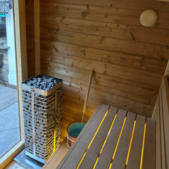 HUUM Steel Electric Sauna Heater Package 6-10.5kW | UKU Wi-Fi | Stones Included | Made in Estonia