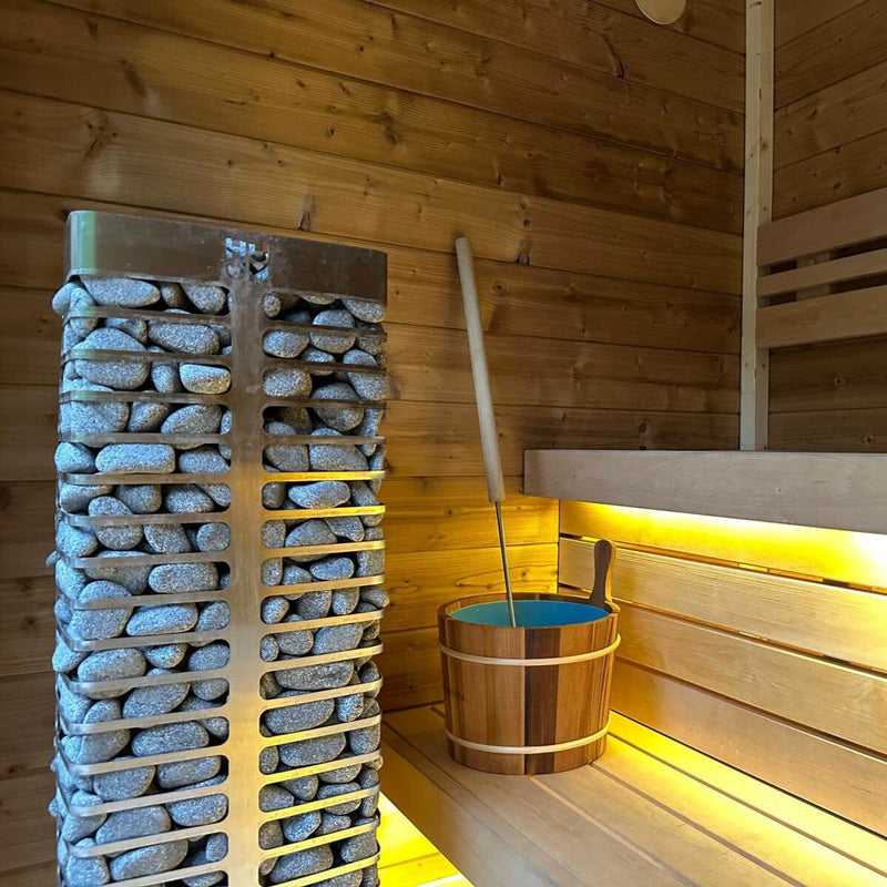 HUUM Steel Electric Sauna Heater Package 6-10.5kW | UKU Wi-Fi | Stones Included | Made in Estonia