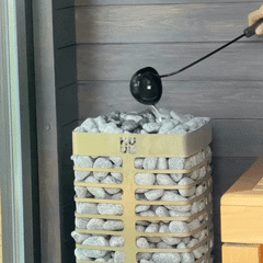 HUUM Steel Electric Sauna Heater Package 6-10.5kW | UKU Wi-Fi | Stones Included | Made in Estonia