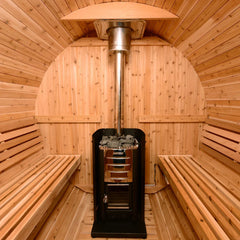 Harvia M3 BK 16.5kW Wood Burning Sauna Stove Package | Chimney Kit Included | Made in Finland